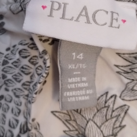 Children's Place Pineapple Skirt Set Girls Size‎ XL 14 - Picture 3 of 10